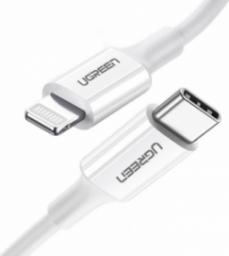 Kabel USB Ugreen USB-C - Lightning 0.25 m Biały (6957303867462)