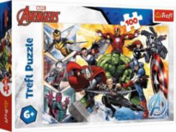  Trefl Puzzle 100el Siła Avengersów Marvel 16431 Trefl