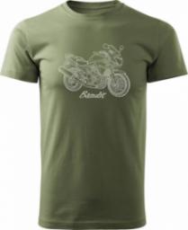  Topslang Koszulka na motor motocyklowa Suzuki Bandit 600 1200 750 męska khaki REGULAR XXL