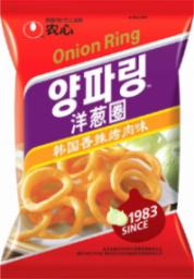  Nongshim Chipsy, krążki cebulowe Hot & Spicy 40g - Nongshim
