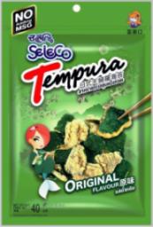  Seleco Chipsy Tempura Original, algi nori w tempurze 40g - Seleco