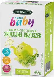 Premium Rosa Herbatka dla dzieci i niemowląt Spokojny Brzuszek 20 torebek