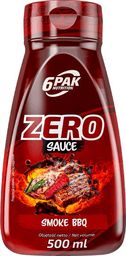  6PAK Nutrition 6PAK Nutrition Sauce ZERO (Sos bez tłuszczu i cukrów) 500ml Smoke BBQ