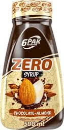  6PAK Nutrition 6PAK Nutrition Sauce ZERO (Sos bez tłuszczu i cukrów) 500ml Czekoladowo-Migdałowy