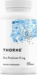 Thorne THORNE Zinc Picolinate (Pikolinian Cynku) - 15mg 60 kapsułek wegetariańskich