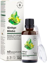  Aura Herbals AURA HERBALS Ginkgo Biloba - ekstrakt w płynie 50ml