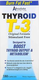  Absolute Nutrition Absolute Nutrition Thyroid T3 (Zdrowa tarczyca) 180 Kapsułek