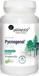  Aliness ALINESS Pycnogenol Extract 65% 50mg 60 Tabletek wegetariańskich