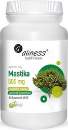  Aliness ALINESS Mastika, sproszkowana żywica Pistacia lentiscus 500mg 60 Kapsułek wegańskich
