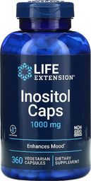 Life Extension Inozytol 1000 mg 360 kapsułek Life Extension