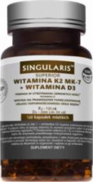  Singularis-Herbs Witamina K2 MK-7 120 g i witamina D3 2000 IU 120 kapsułek miekkich Singularis