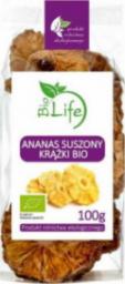BioLife Ananas suszony krążki BIO 100 g
