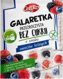 Celiko Galaretka przezroczysta bez cukru z owoców leśnych 14 g