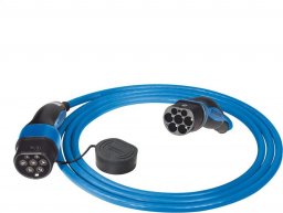Kabel zasilający Mennekes Mennekes charging cable Mode 3, Type 2, 20A, 1PH (blue/black, 4 meters)