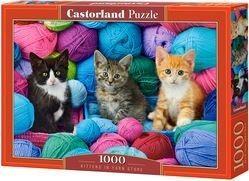  Castorland Puzzle 1000 Koty w kłębkach wełny CASTOR