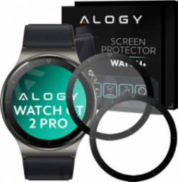  Alogy Alogy 2x Szkło na smartwatch elastyczne 3D do Huawei Watch GT 2 Pro Black uniwersalny
