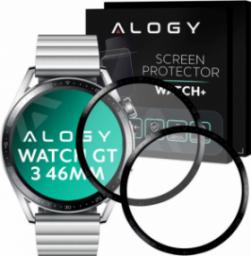  Alogy Alogy 2x Szkło na smartwatch elastyczne 3D do Huawei Watch GT 3 46mm Black uniwersalny
