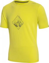  Viking Koszulka męska Bamboo SS Lako Man czarna/żółta r.L