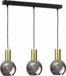 Lampa wisząca KET LAMPA wisząca KET1244 szklana OPRAWA skandynawski ZWIS kule balls czarne złote