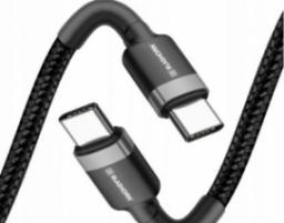 Kabel USB Blashorn USB-C - USB-C 1.2 m Czarny