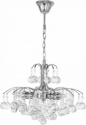 Lampa wisząca Mdeco LAMPA wisząca ELM6247/3 8C MDECO metalowa OPRAWA crystal ŻYRADNOL glamour zwis chrom