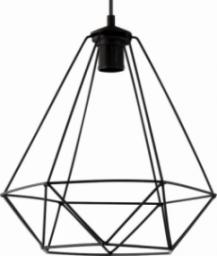 Lampa wisząca VEN LAMPA wisząca VEN W-1201/1 industrialna OPRAWA metalowy ZWIS druciany loft czarny