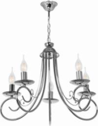 Lampa wisząca VEN Żyrandol LAMPA wisząca VEN W-N 1541/5 CR klasyczna OPRAWA świecznikowy zwis chrom maria teresa