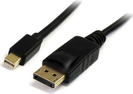 Kabel MicroConnect DisplayPort Mini - DisplayPort 0.5m czarny (DP-MMG-050MB)