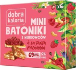 Dobra Kaloria Minibatoniki z nerkowców - tarta malinowa Dobra Kaloria, 102g