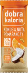 KUBARA Baton Kokos & nuta pomarańczy 20*35g (display) DOBRA KALORIA - KUBARA