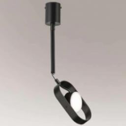 Lampa wisząca Shilo Sufitowa LAMPA industrialna FUROKU 7890 Shilo regulowana OPRAWA metalowy reflektorek LED 6W 3000K czarny