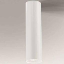 Lampa sufitowa Shilo Nowoczesna LAMPA sufitowa KOBE 7071 Shilo metalowy downlight natynkowa tuba biała