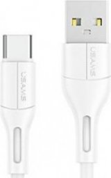 Kabel USB Usams USB-A - USB-C 1 m Biały (6958444969473)