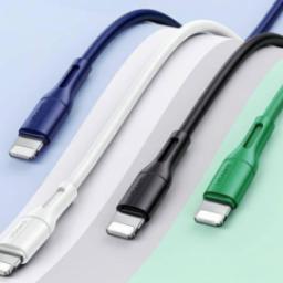 Kabel USB Usams USB-A - Lightning 1 m Biały (6958444969435)