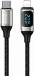 Kabel USB Usams USB-C - Lightning 1.2 m Biały (6958444975443)