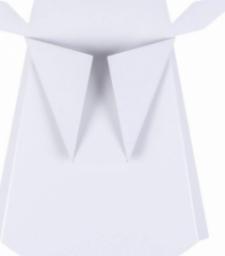 Kinkiet Abigail LAMPA ścienna ORIGAMI DEER-W Abigali metalowa OPRAWA kinkiet LED 6W 3000K jeleń biały