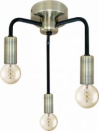 Lampa wisząca Candellux Loftowy plafon metalowy SAGA 33-01320 Candellux plafon do przedpokoju sticks czarne patyna