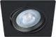  IDEUS Sufitowa LAMPA wpust MONI 03862 Ideus kwadratowa OPRAWA schodowa LED 5W 4000K regulowana czarna