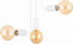 Lampa wisząca KET Modernistyczna LAMPA sufitowa KET1167 loftowa OPRAWA metalowa molecular biała