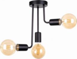 Lampa wisząca KET LAMPA sufitowa KET1170 metalowa OPRAWA loftowa sticks czarna