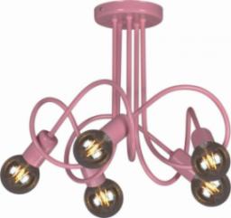  Kaja Plafon LAMPA sufitowa K-4519 Kaja loftowa OPRAWA metalowa do pokoju dziecięcego sticks różowa