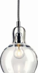 Lampa wisząca KASPA LAMPA wisząca LONGIS I 10125109 Kaspa loftowa OPRAWA kulisty ZWIS szklany przezroczysty