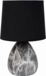 Lampa stołowa Lucide Abażurowa LAMPKA nocna MARMO 47508/81/30 Lucide stojąca LAMPA stołowa ceramiczna czarna