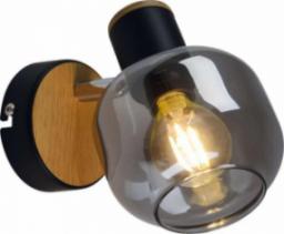 Kinkiet Nave Polska Loftowa LAMPA ścienna FUMOSO 1350022 Nave szklana OPRAWA regulowany kinkiet czarny przydymiony
