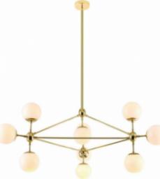 Lampa wisząca Orlicki Design Żyrandol LAMPA wisząca Bao Gold Orlicki Design industrialna OPRAWA szklane kule ZWIS molekuły balls złote białe