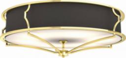 Lampa sufitowa Orlicki Design LAMPA sufitowa Stesso PL Gold / Nero L Orlicki Design abażurowa OPRAWA okrągły plafon klasyczny czarny złoty