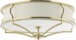 Lampa sufitowa Orlicki Design LAMPA sufitowa Stesso PL Old Gold M Orlicki Design abażurowa OPRAWA plafon okrągły klasyczny złoty satynowy kremowy