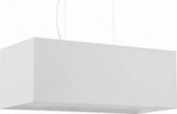Lampa wisząca Sollux LAMPA wisząca SOL SL779 prostokątna OPRAWA abażurowy zwis biały