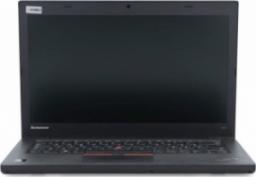 Laptop Lenovo Lenovo ThinkPad T450 i5-5200U 8GB NOWY DYSK 480GB SSD 1600x900 Klasa A Windows 10 Home