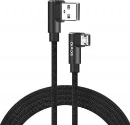 Kabel USB Savio Thunderbolt - microUSB 1 m Czarny (1_815989)